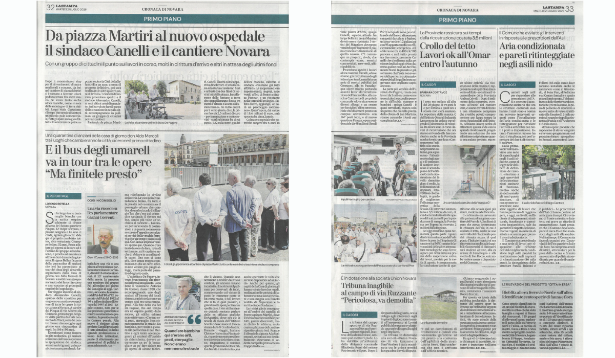 ARTICOLO "LA STAMPA"